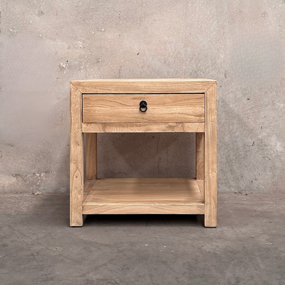 1 Drawer No Door Bedside | Natural