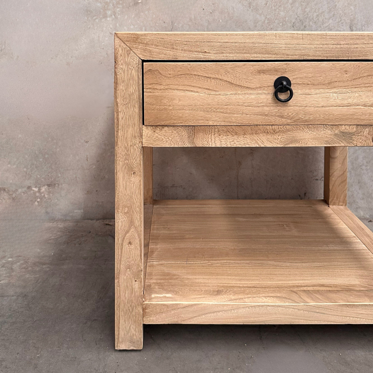 1 Drawer No Door Bedside | Natural