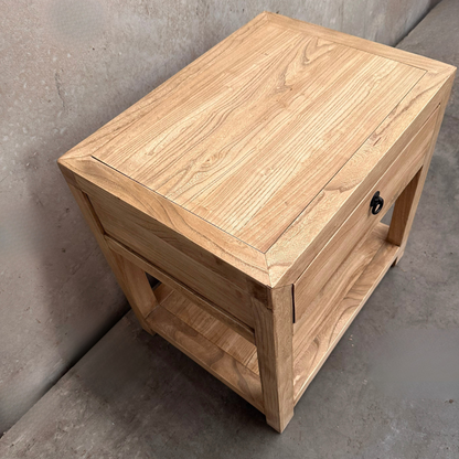 1 Drawer No Door Bedside | Natural