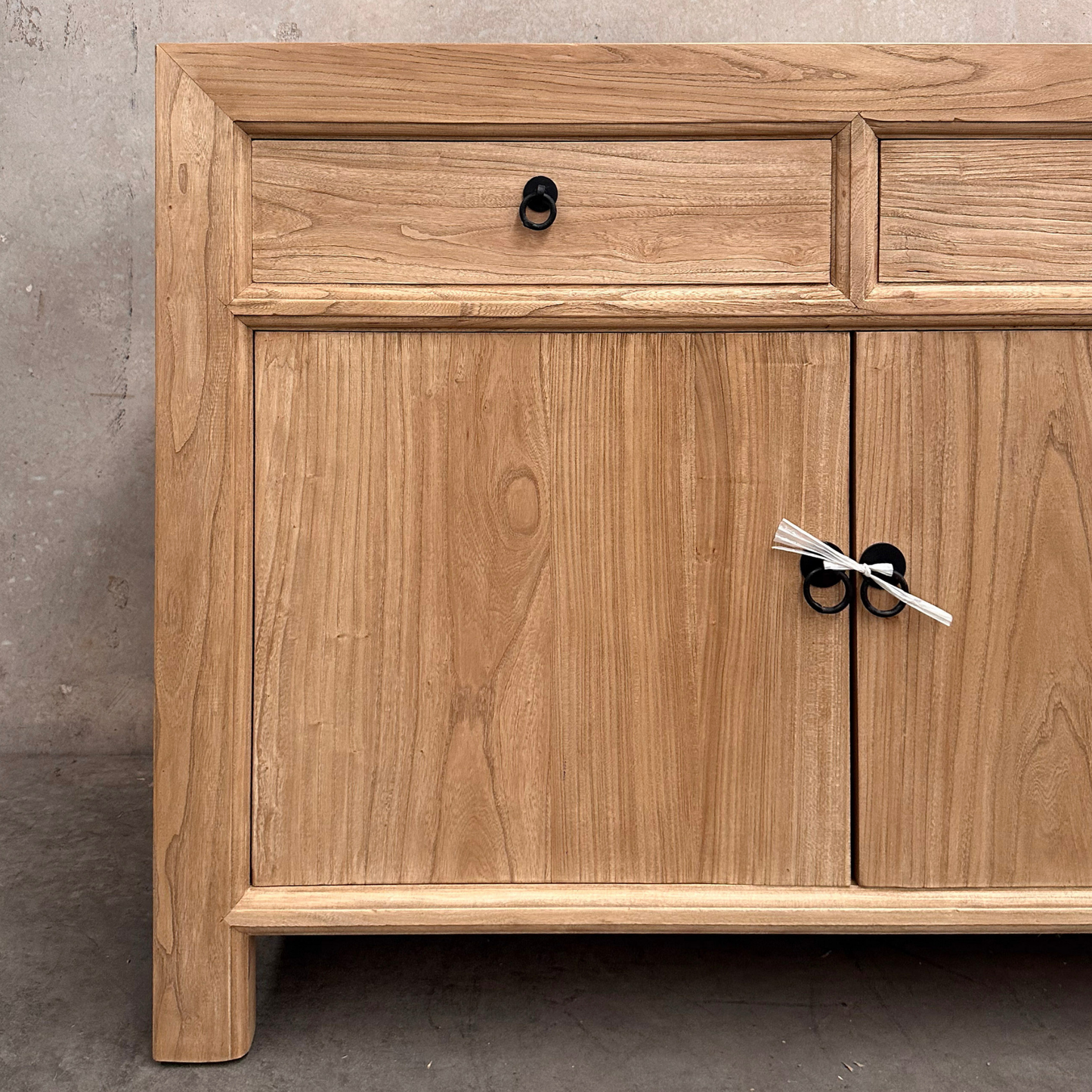 2 Drawer 2 Door Cabinet (120) | Natural