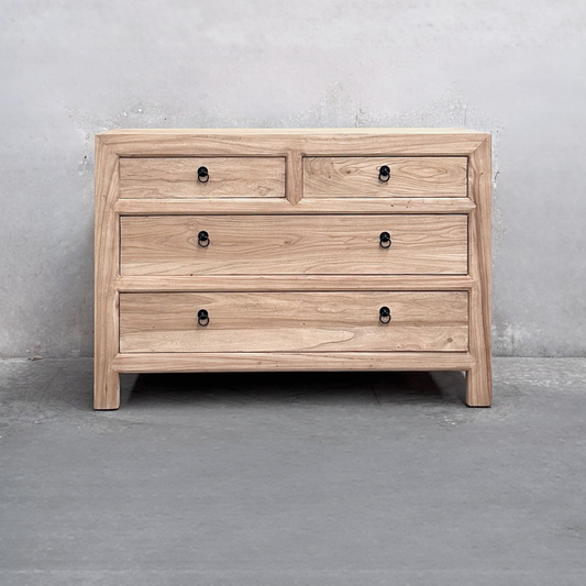 4 Drawer Chest Cabinet | Natural