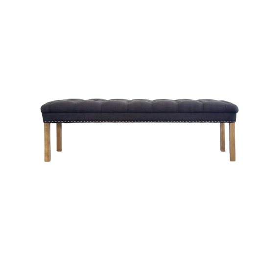 Dorset Ottoman | Charcoal