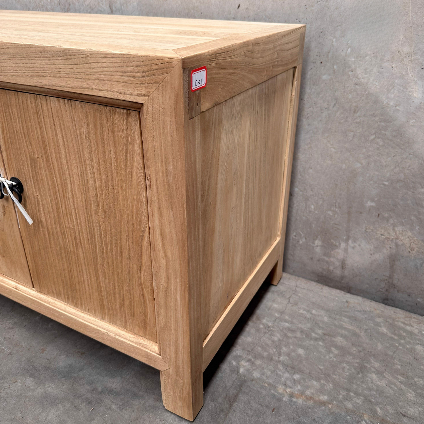 6 Door Low Cabinet | Natural
