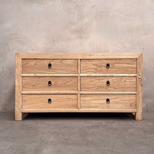 6 Drawer Cabinet | Natural