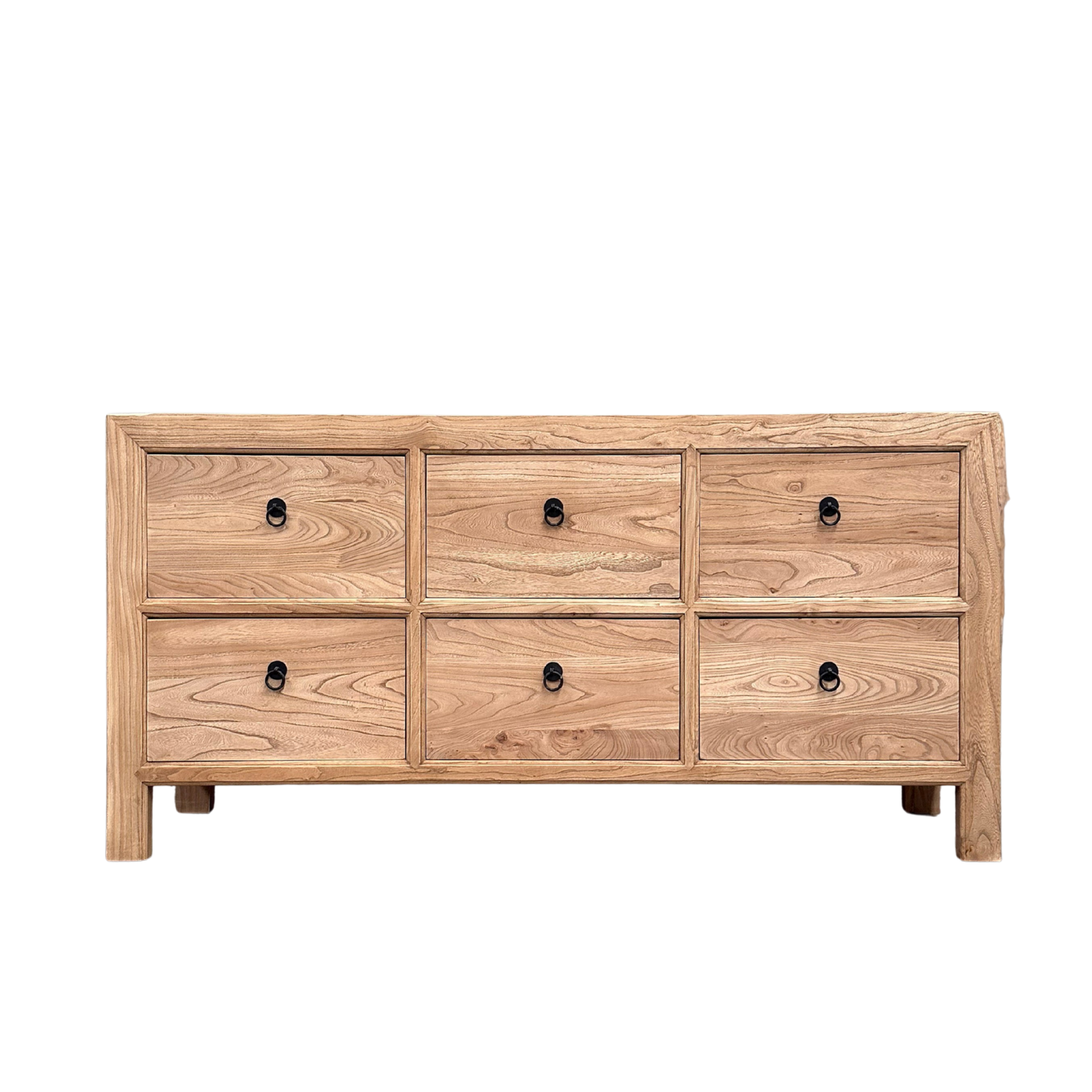 6 Drawer Chest Cabinet | Natural
