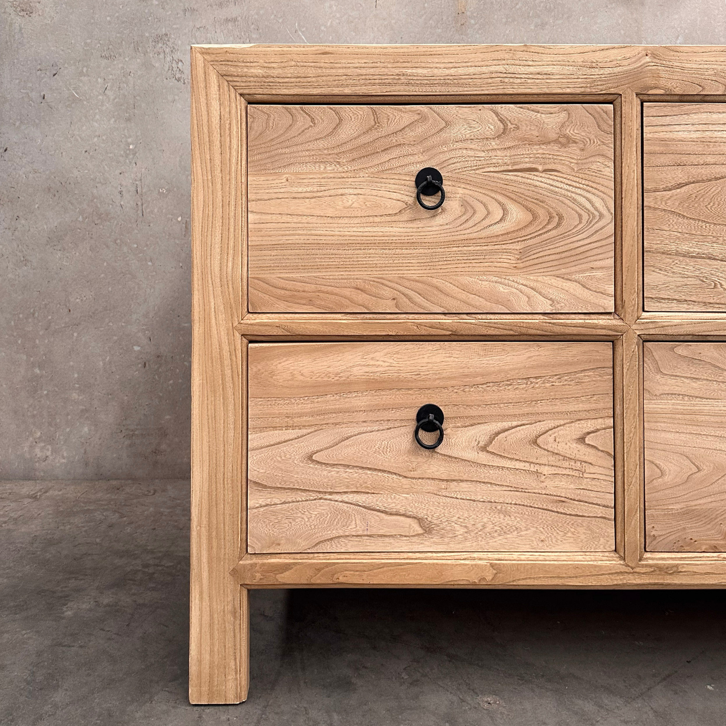 6 Drawer Chest Cabinet | Natural