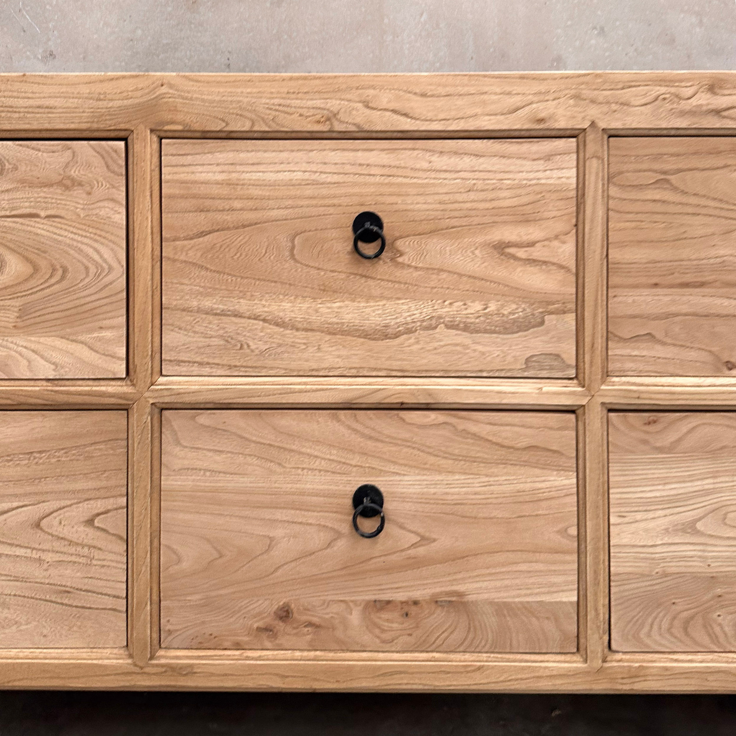 6 Drawer Chest Cabinet | Natural