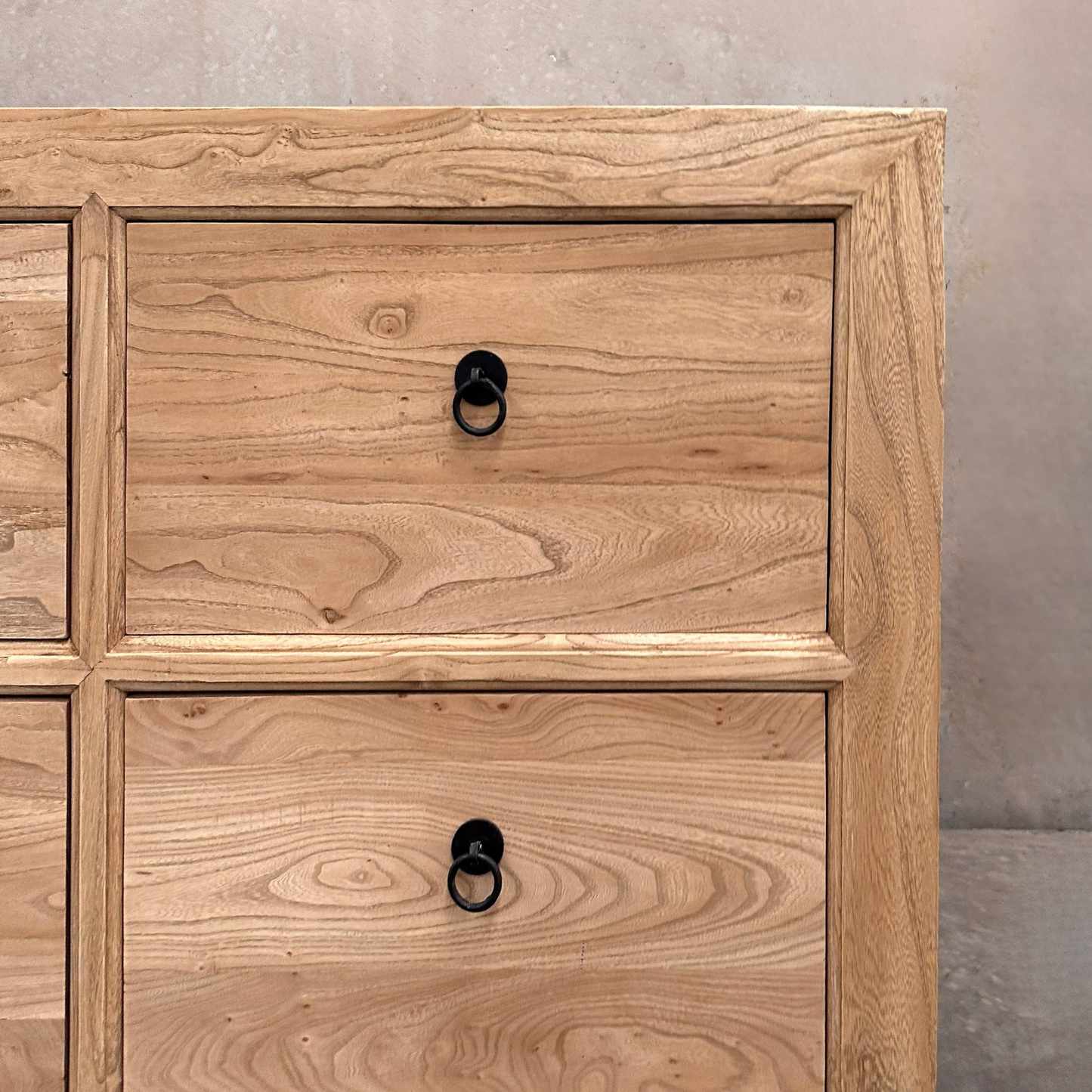 6 Drawer Chest Cabinet | Natural