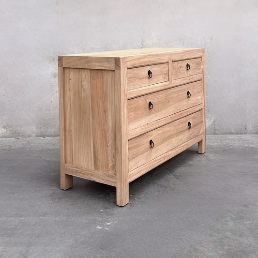 4 Drawer Chest Cabinet | Natural