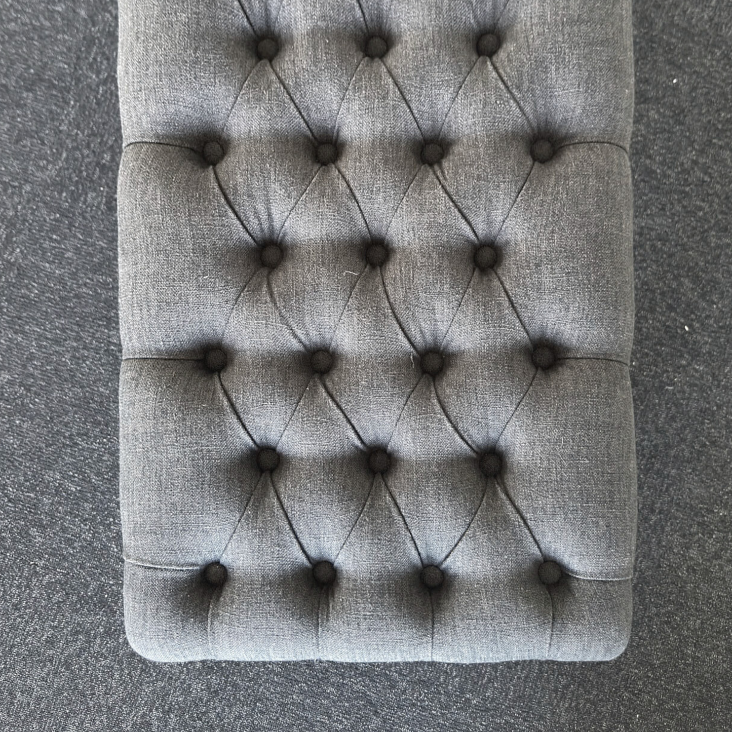 Dorset Ottoman | Charcoal