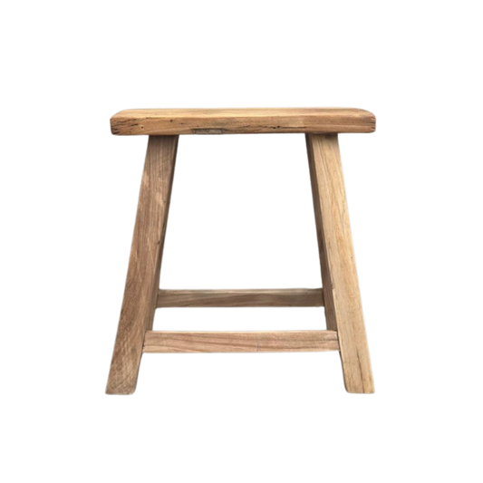 Low Flat Stool | Reclaimed