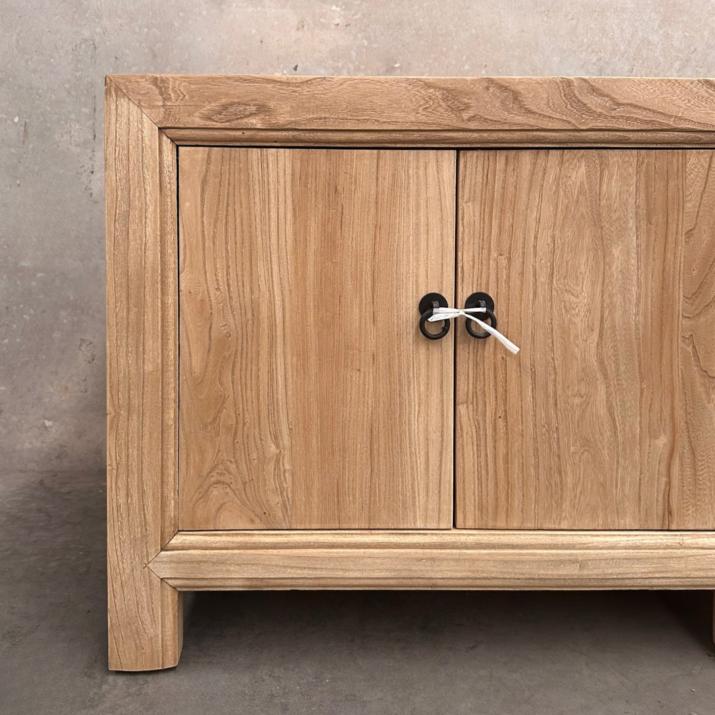 4 Door Low Cabinet | Natural