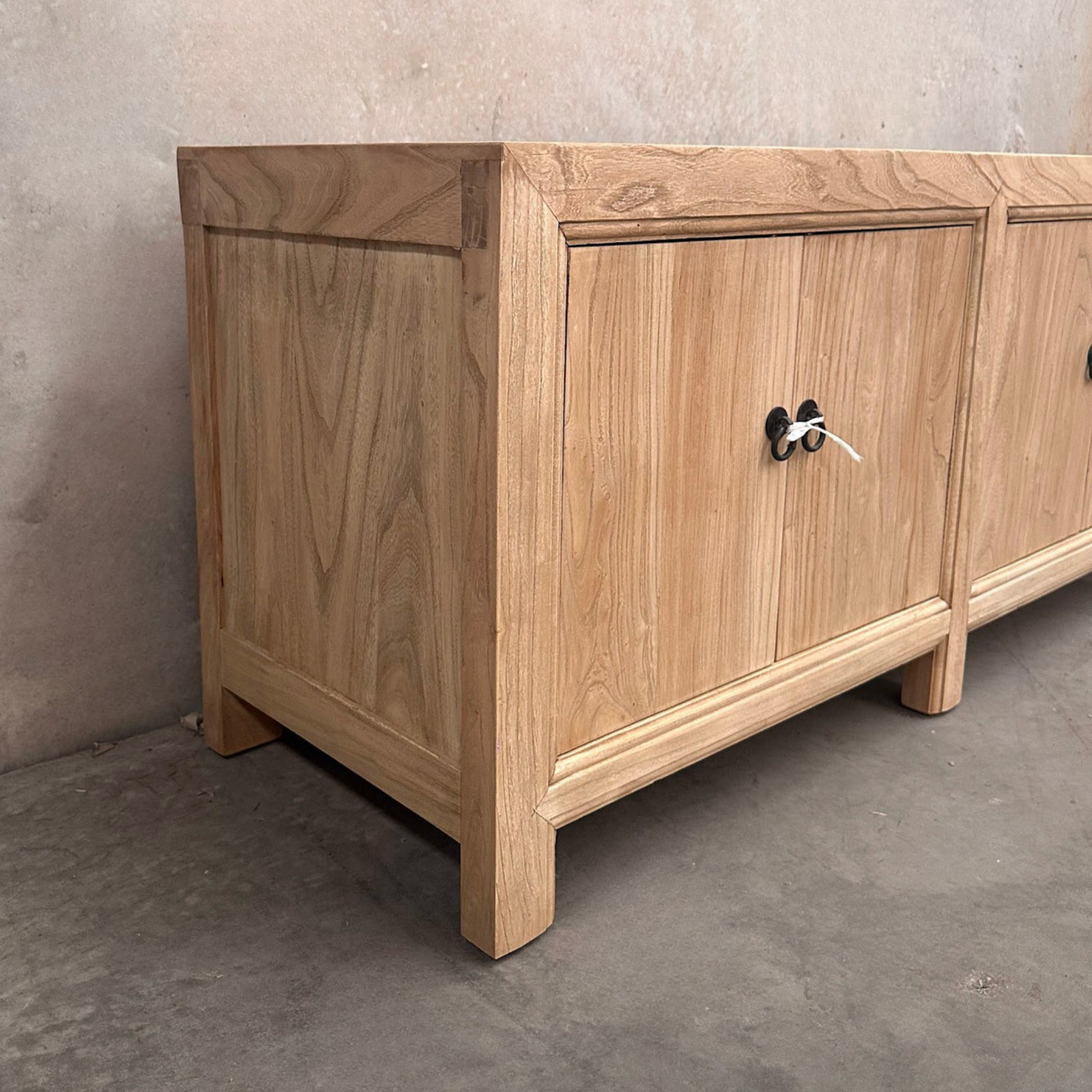4 Door Low Cabinet | Natural