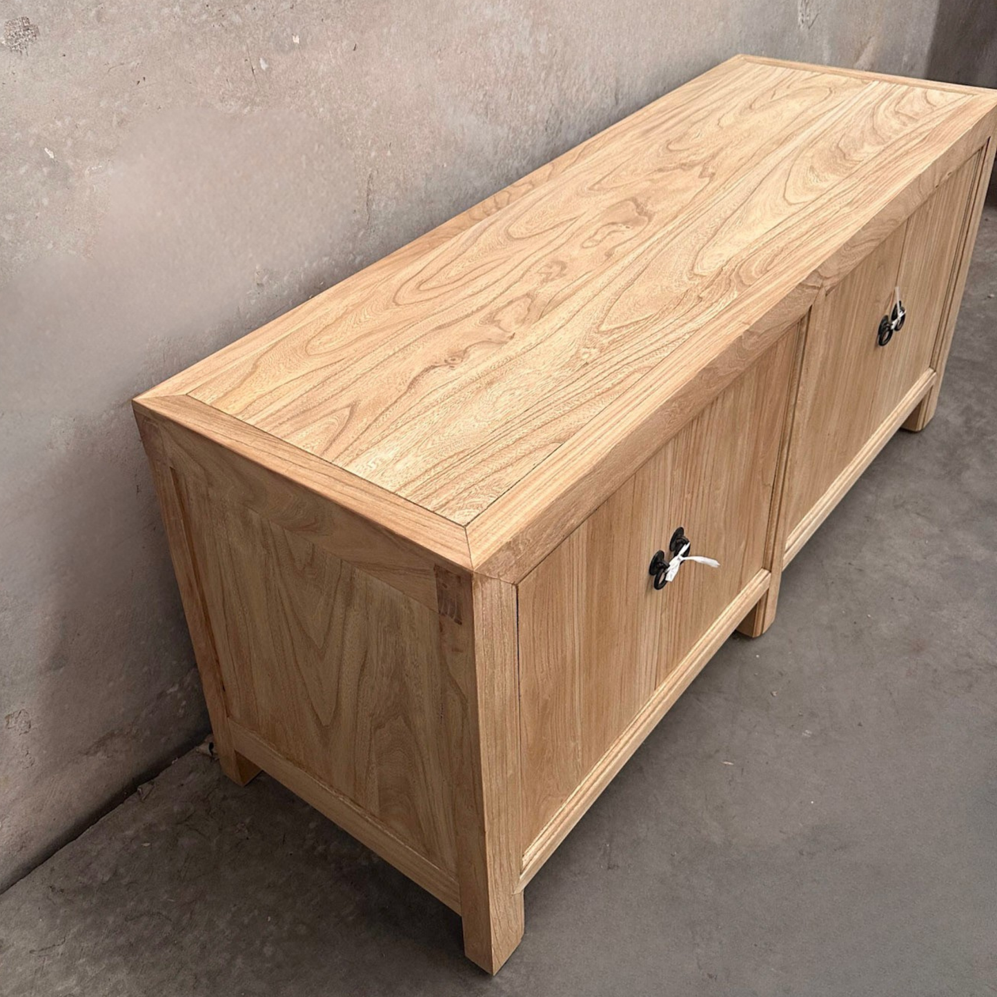 4 Door Low Cabinet | Natural