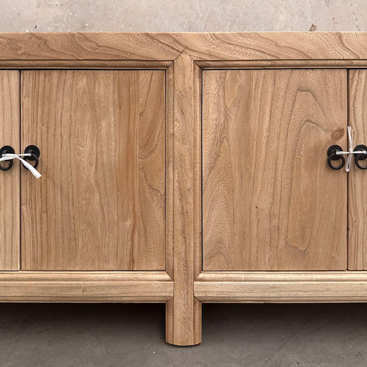 4 Door Low Cabinet | Natural