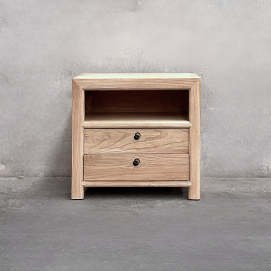 2 Drawer Bedside | Natural