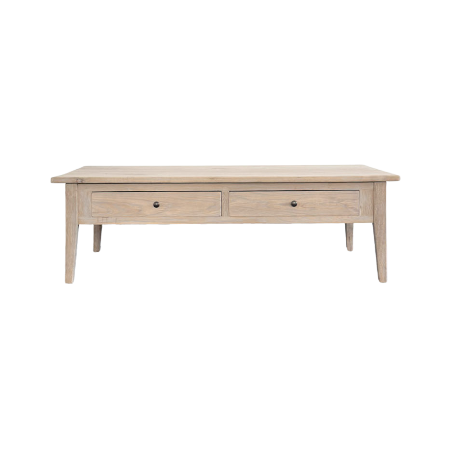 2 Drawer Coffee Table Flinders | Greywash
