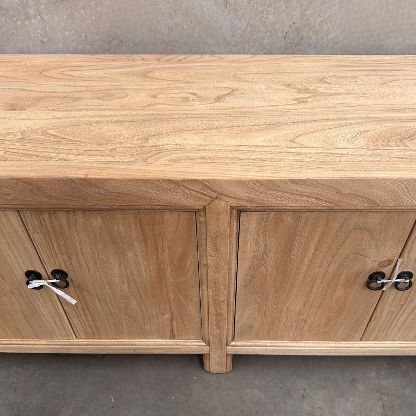 4 Door Low Cabinet | Natural