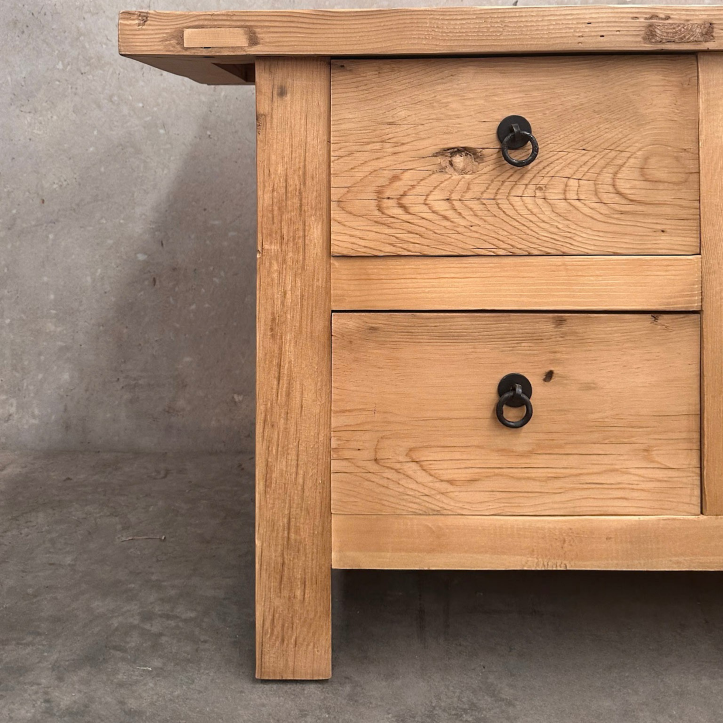 Low Cabinet Overhang | Rustic