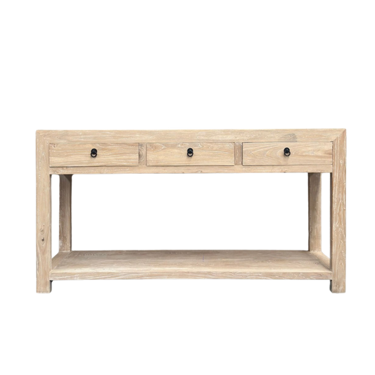 3 Drawer Console Square | Ceruse