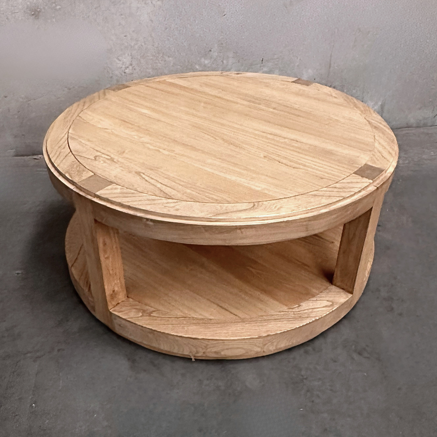 Round Open Coffee Table (90) | Natural