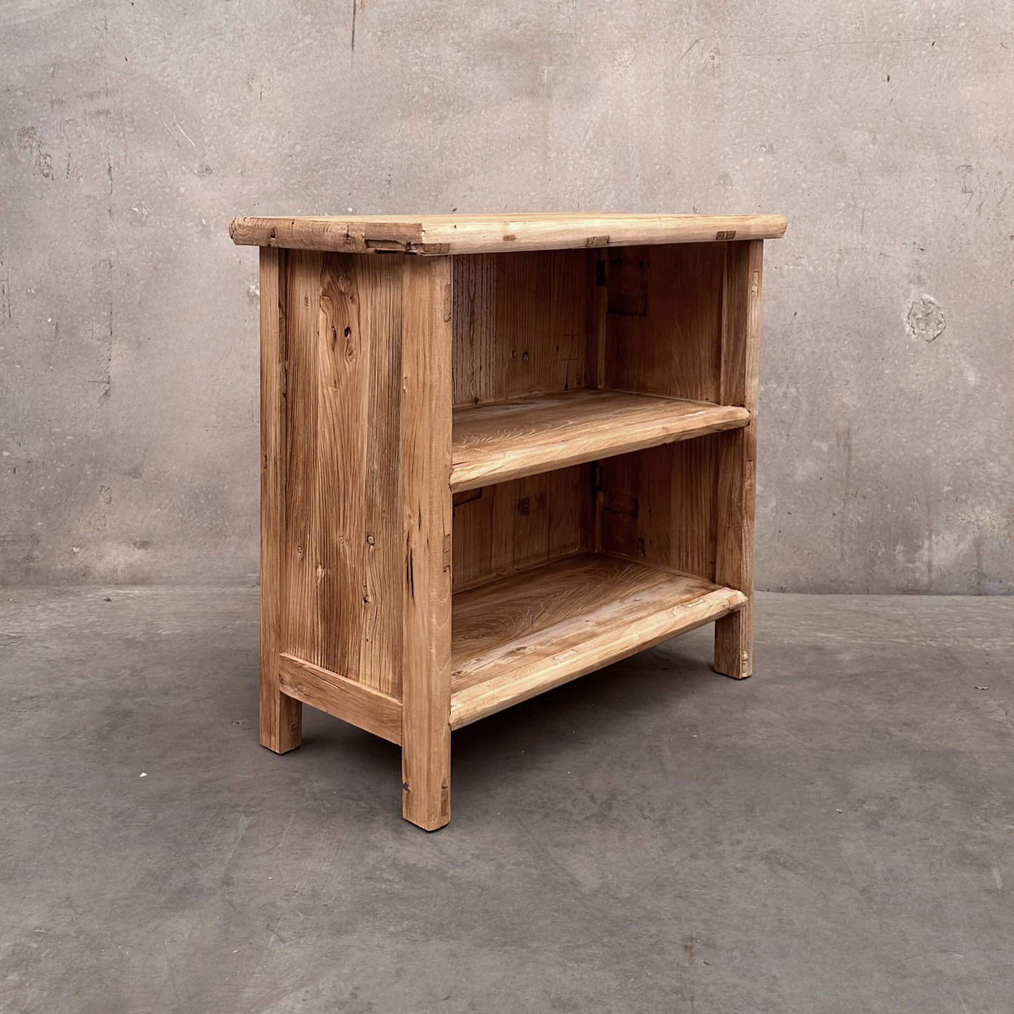 2 Pocket Low Shelf Overhang | Rustic