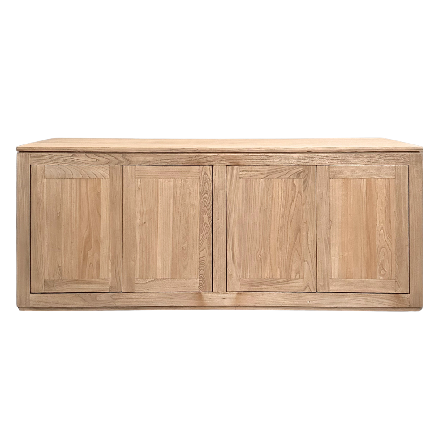 4 Door Block Cabinet | Natural