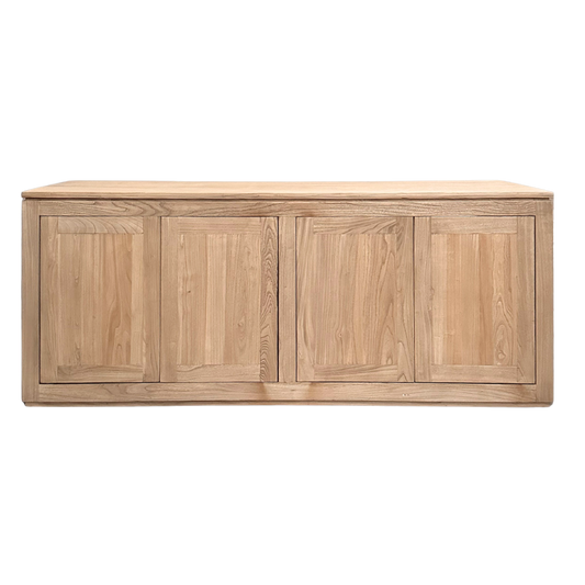 4 Door Block Cabinet | Natural