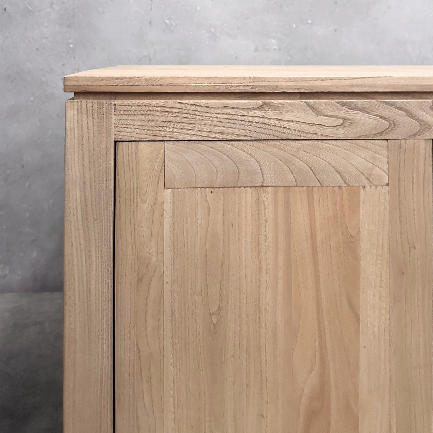 4 Door Block Cabinet | Natural