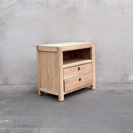 2 Drawer Bedside | Natural