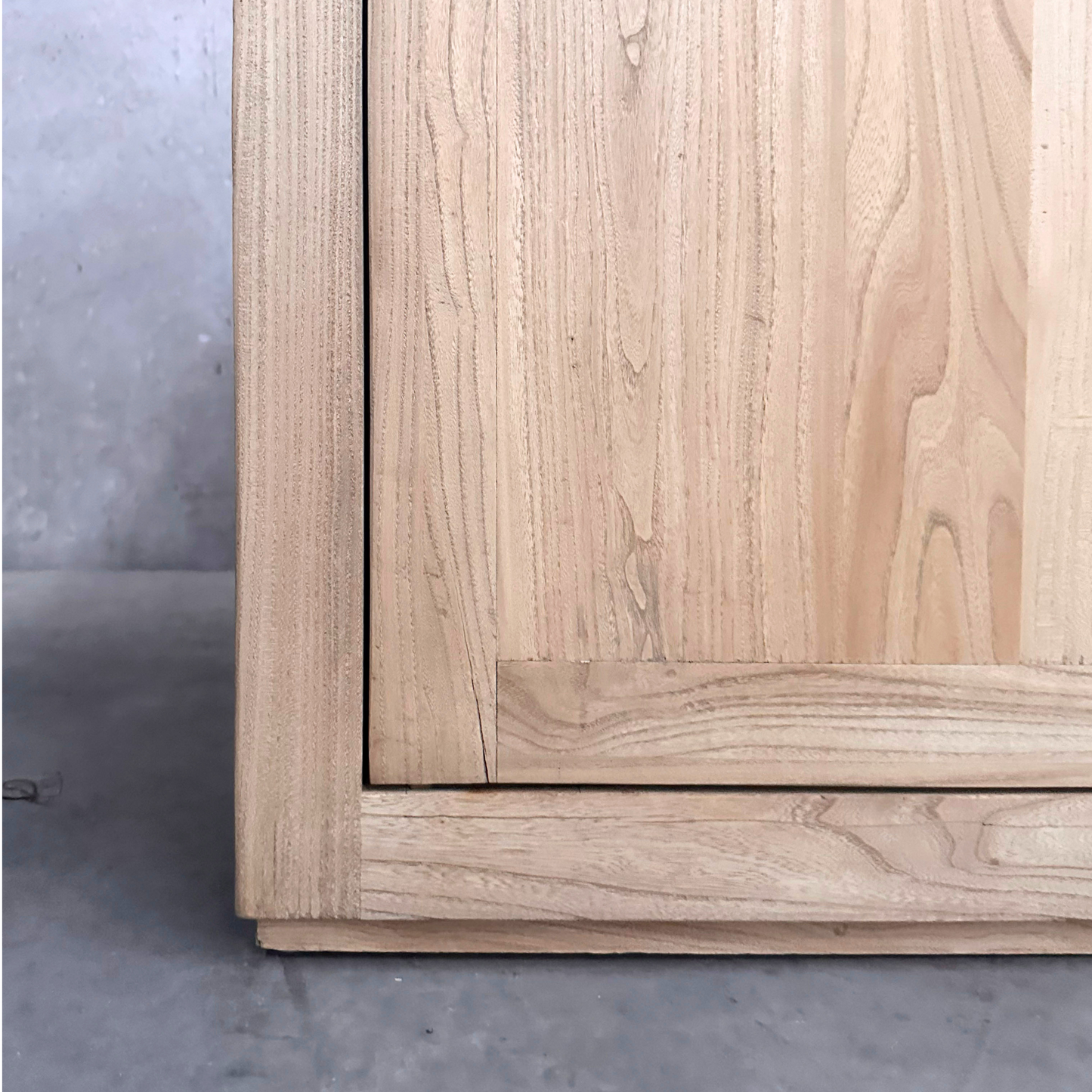 4 Door Block Cabinet | Natural