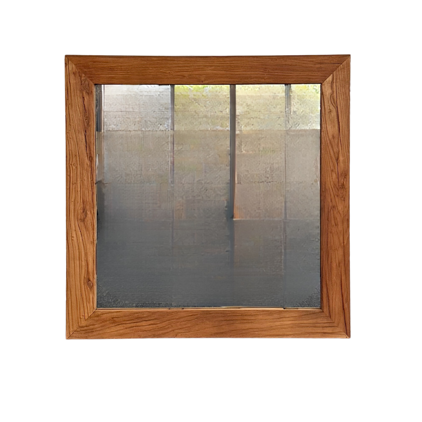 Elm Mirror | 100 x 100 cm
