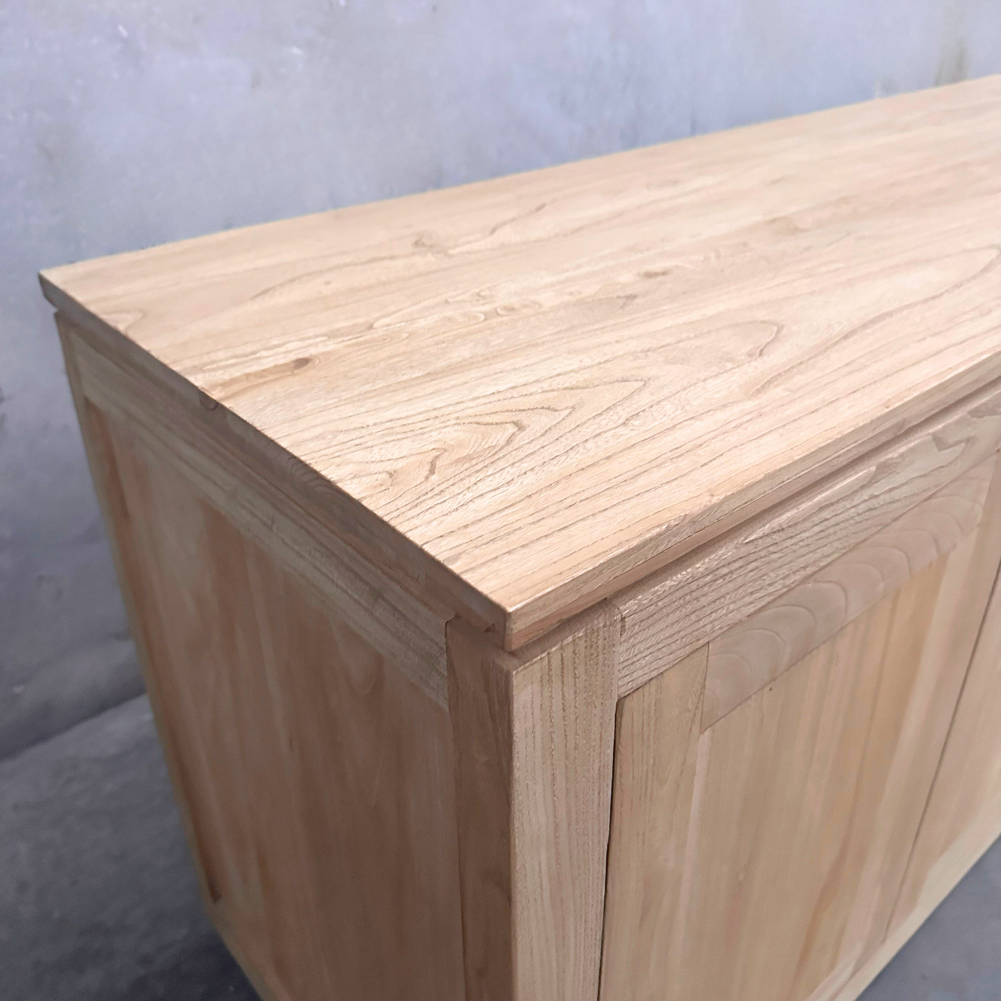 4 Door Block Cabinet | Natural