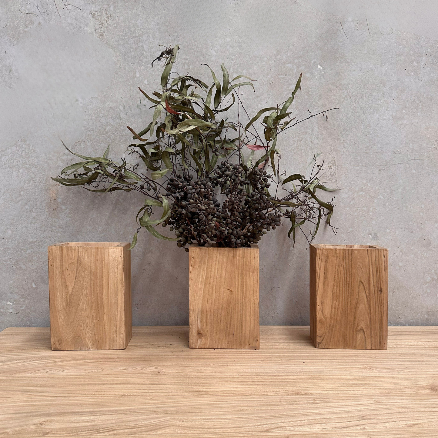 Elm Box Vase