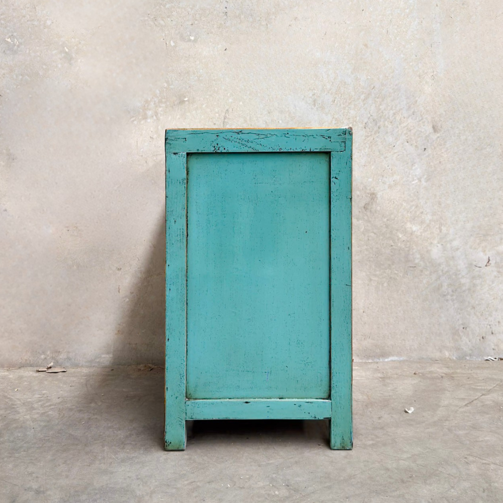 Teal Bedside | Lacquered