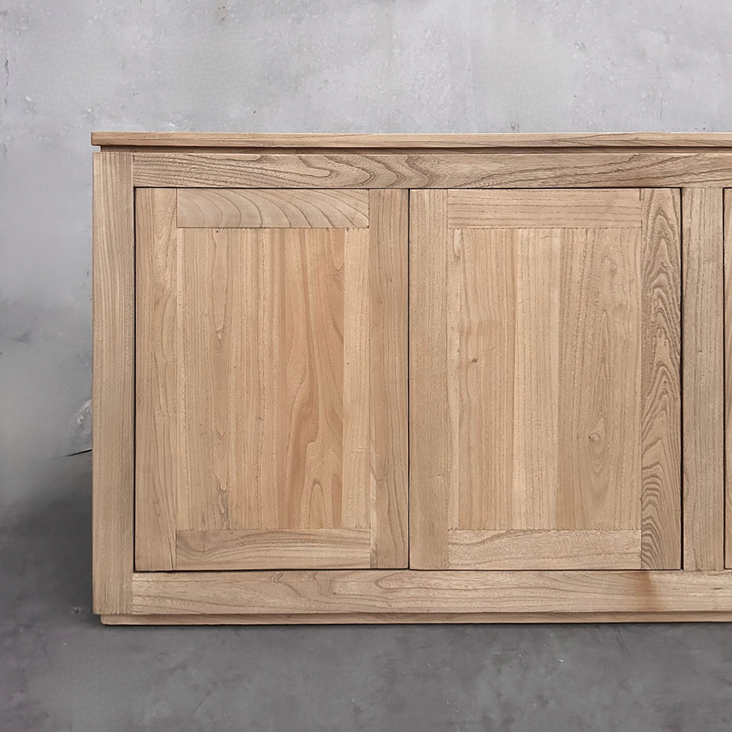 4 Door Block Cabinet | Natural