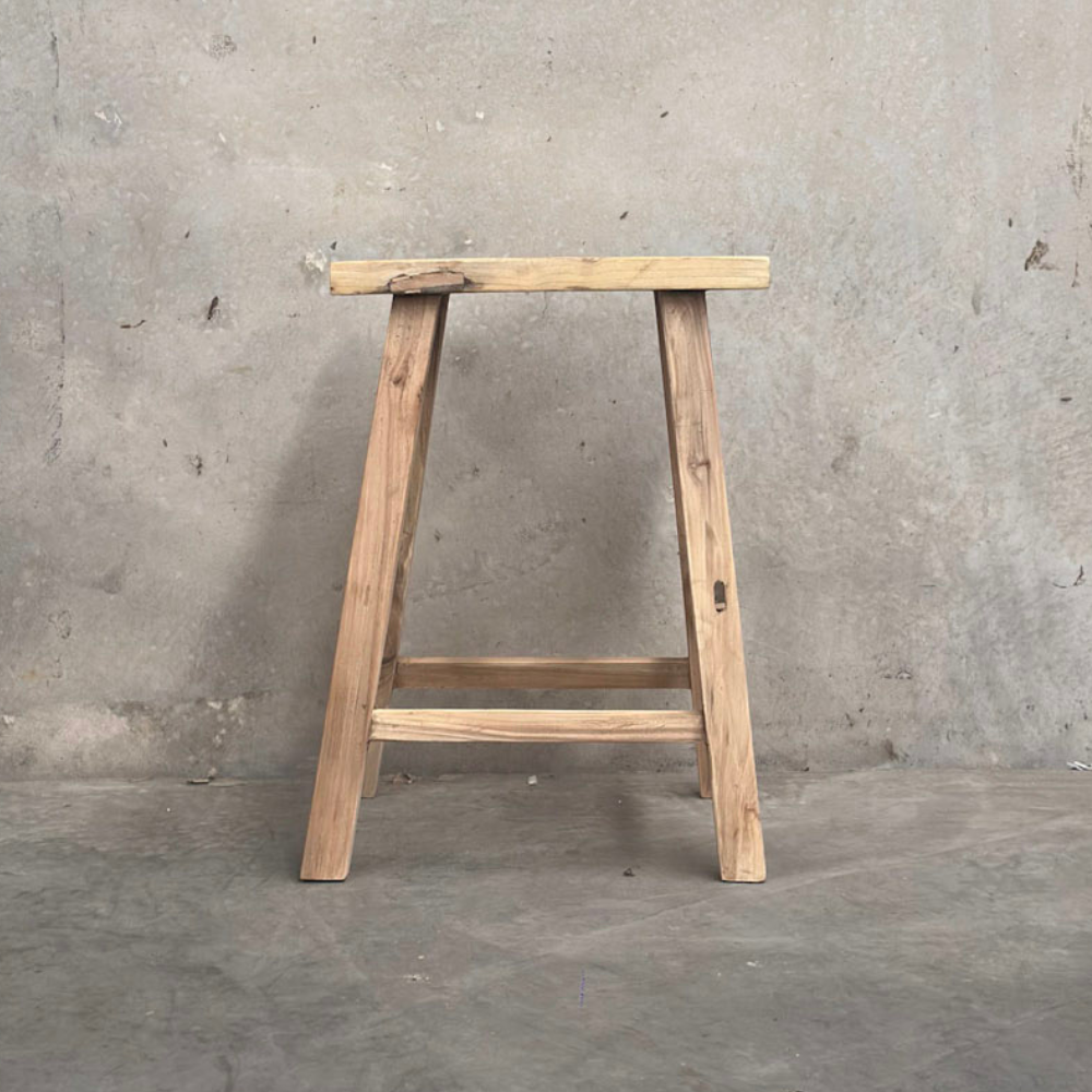Elm Flat Bar Stool | Reclaimed