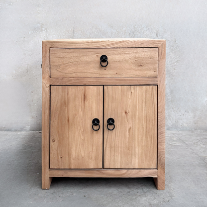 1 Drawer 2 Door (50) Bedside | Natural