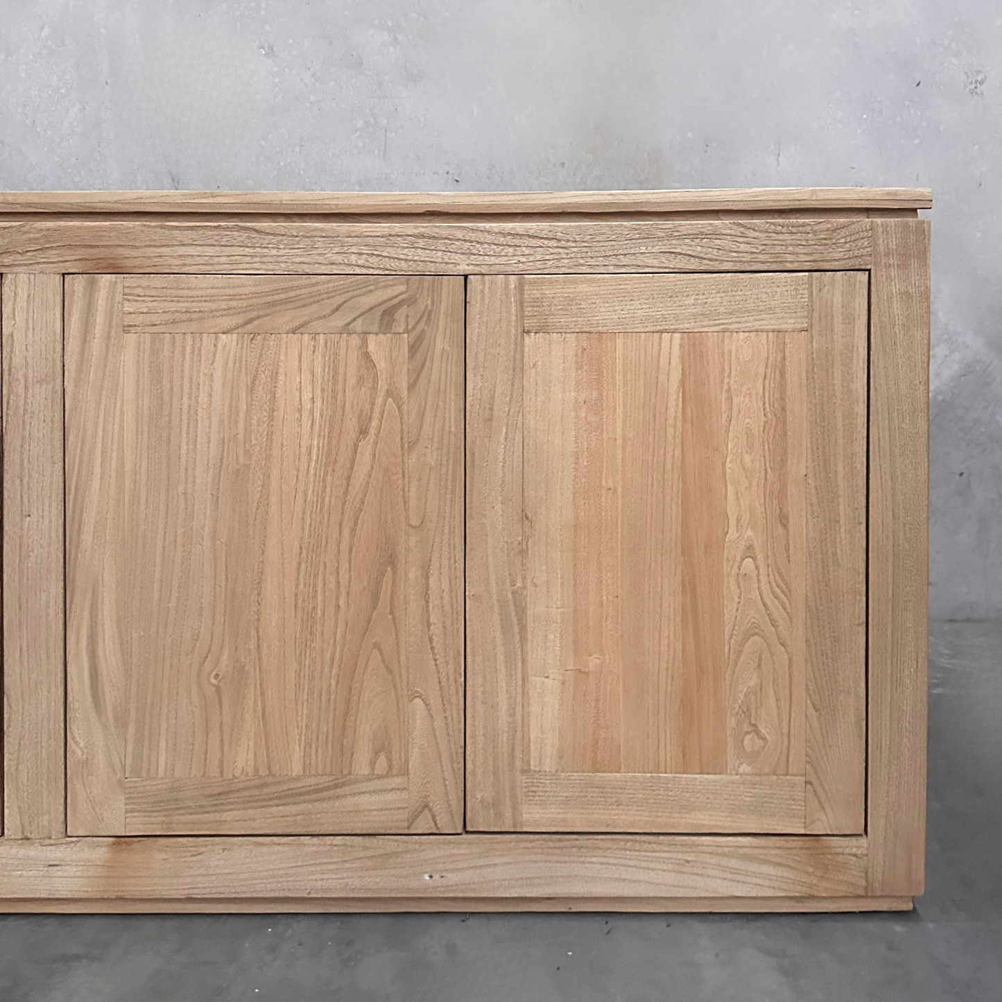 4 Door Block Cabinet | Natural