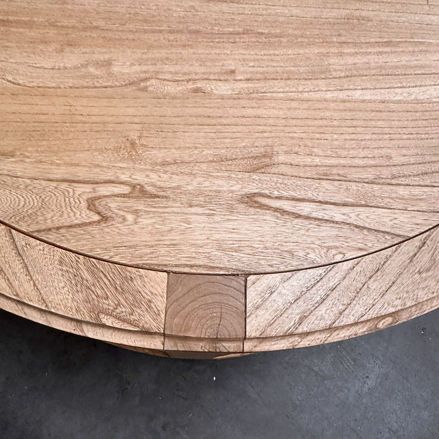 Round Open Coffee Table (90) | Natural