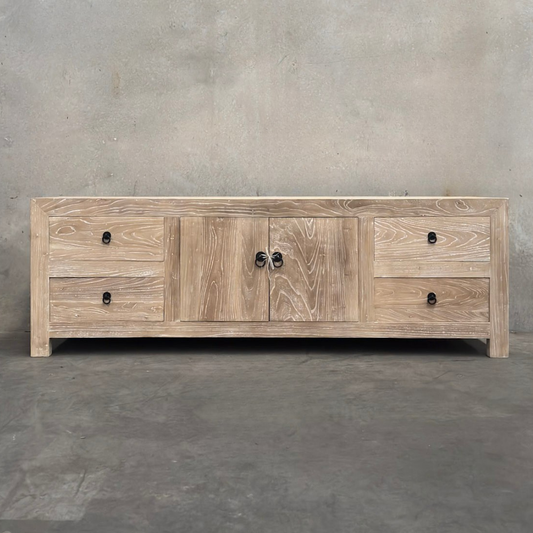 Low Elm TV Cabinet | Ceruse