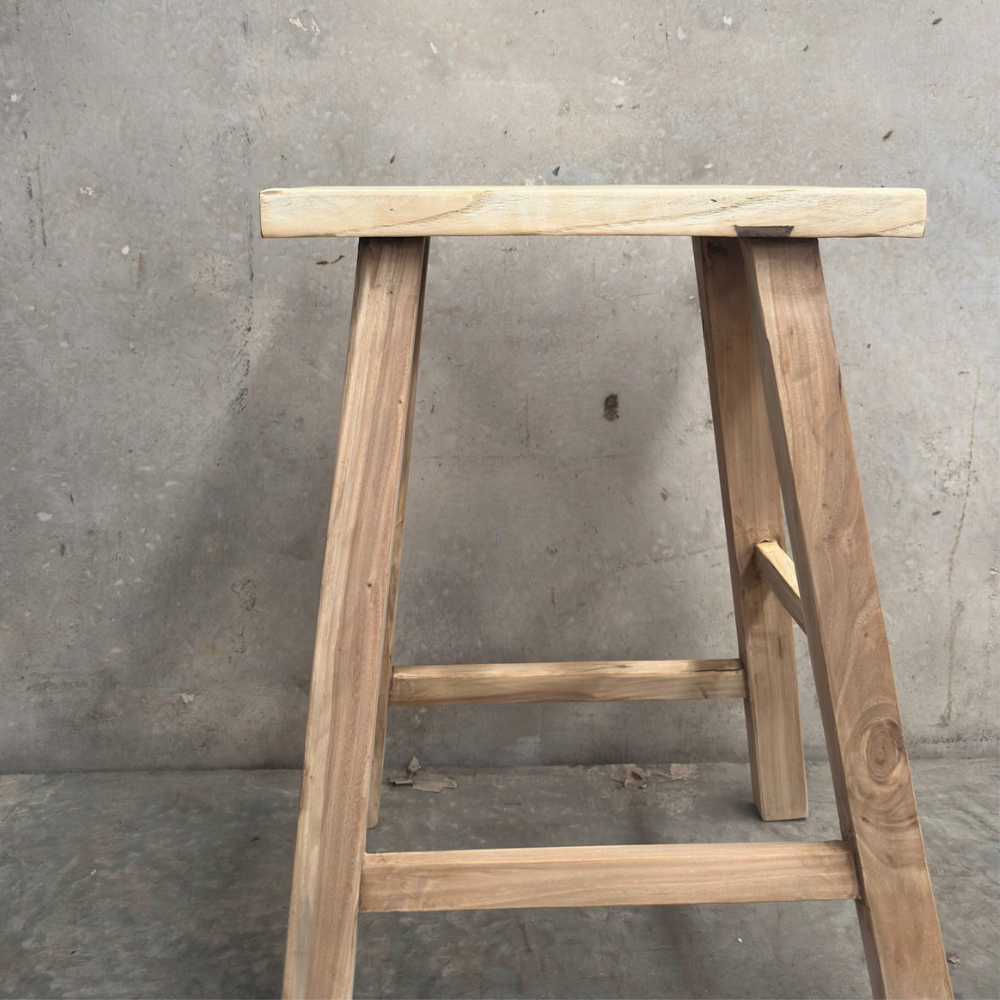 Elm Flat Bar Stool | Reclaimed