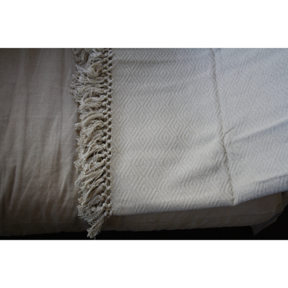 Dobby Weave Throw | Natural_Asian Tide_Wholesale Furniture Supplier