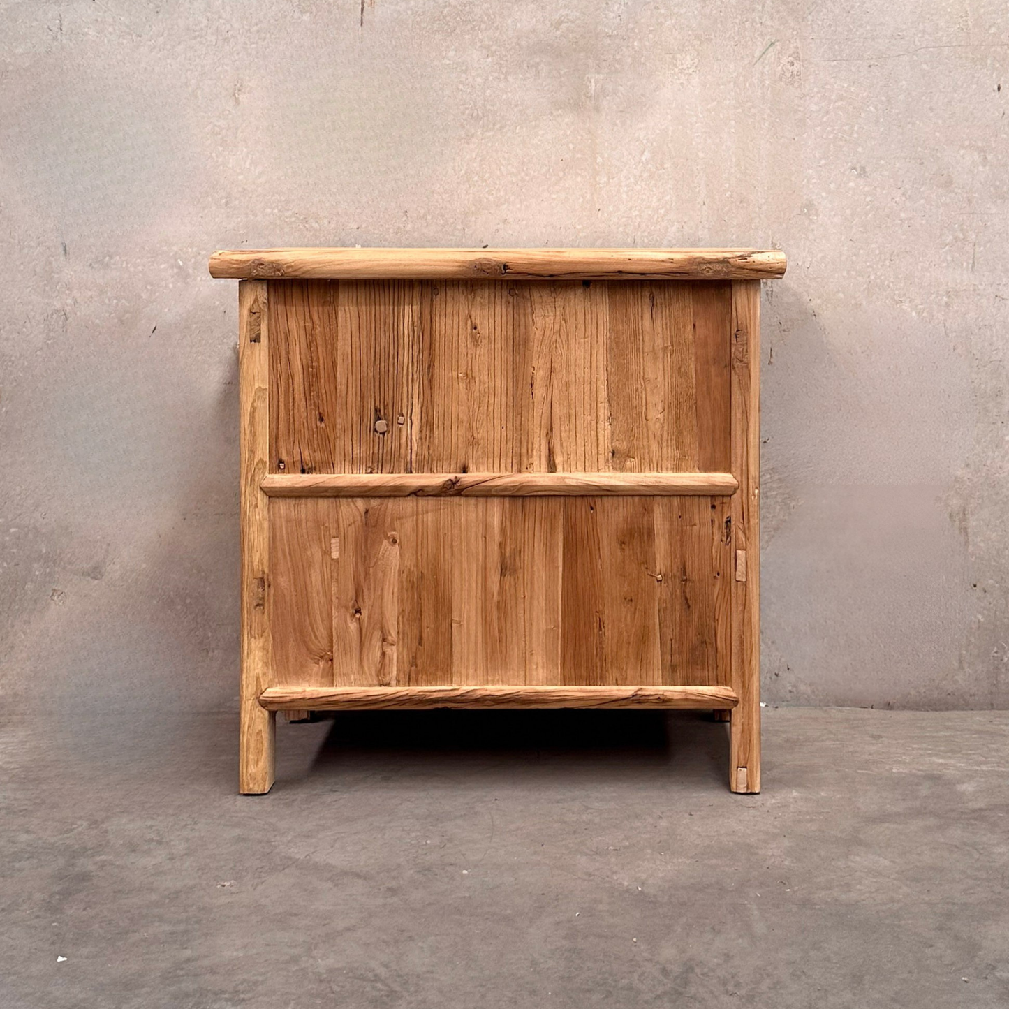 2 Pocket Low Shelf Overhang | Rustic