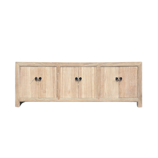 6 Door Low Cabinet | Ceruse