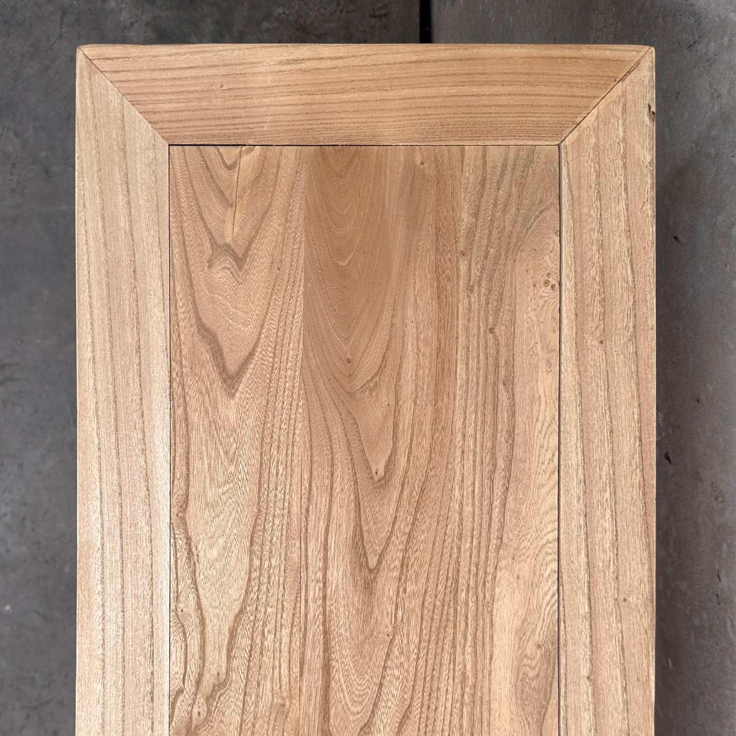 3 Drawer Console Overhang with Shelf | Natural