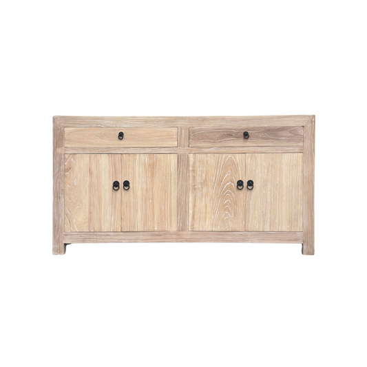 2 Drawer 4 Door Cabinet | Ceruse