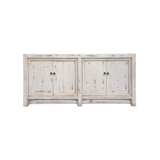 H14 White Washed Buffet | Painted