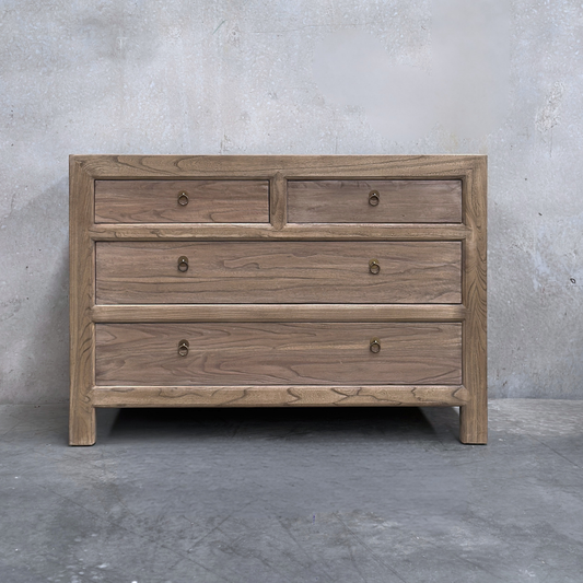 4 Drawer Chest Cabinet | Light Brown