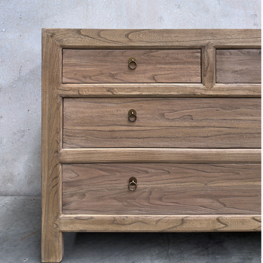 4 Drawer Chest Cabinet | Light Brown